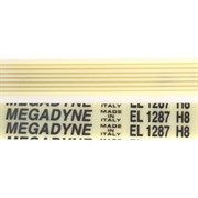 Ремень 1287 H8, L1222мм, белый, Megadyne, Electrolux, Zanussi, (BLH343UN), H343 H343